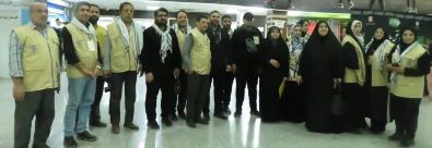 اعزام اولین کاروان رسانه ای سفیران حسینی بسیجیان رسانه خوزستان به مرز چذابه